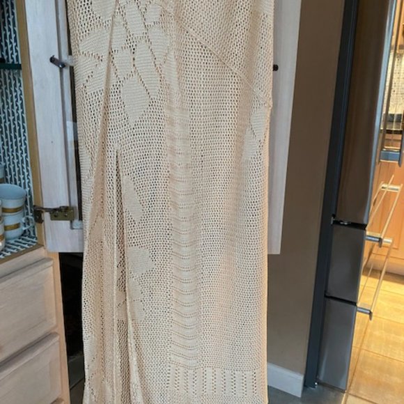 Free People NWT Maxi cocktail dress  XS-S Neutral color boho style was $198 - Picture 4 of 6